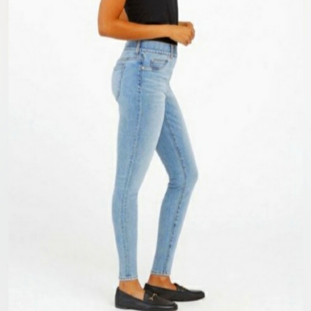 Spanx skinny jean light vtg wash sz S